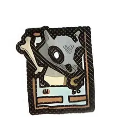Pokemon Derpy Fan Art Mini Card Sticker 1.25" Cubone - Image 1