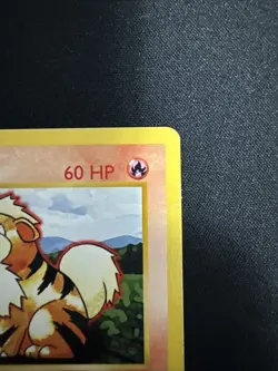 Pokemon TCG Growlithe Base Set 28/102 1st Edition Uncommon Card Shadowless - Image 5