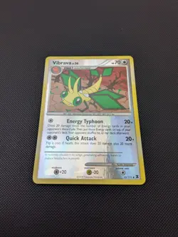Pokemon card - Vibrava Reverse Holo - Rising Rivals 53/111 - LP+ - Image 5