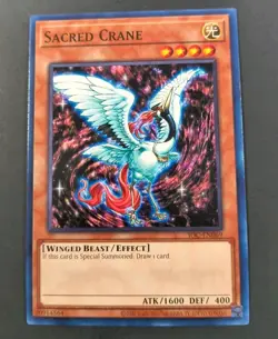 Yu-Gi-Oh! Invasion Of Chaos Sacred Crane Common Card IOC-EN069 NM - Image 1