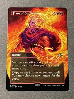 Flare of Duplication (Borderless) MTG Modern Horizons 3 (MH3) (NM) - Image 1
