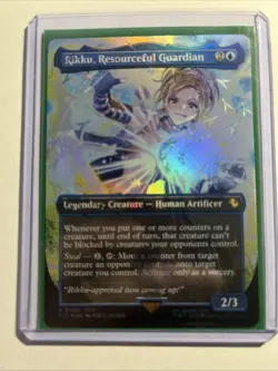 Rikku, Resourceful Guardian Borderless Chocobo Track Foil FINAL FANTASY + B Rare - Image 1