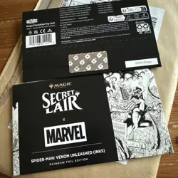 MTG SECRET LAIR X MARVEL’S SPIDER-MAN: VENOM UNLEASHED INKS RAINBOW FOIL EDITION - Image 3