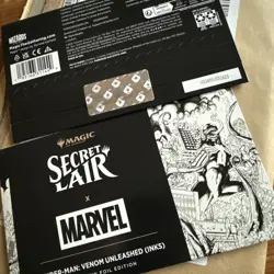 MTG SECRET LAIR X MARVEL’S SPIDER-MAN: VENOM UNLEASHED INKS RAINBOW FOIL EDITION - Image 5