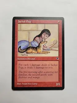 MTG - Jackal Pup _ Tempest Regular Uncommon - Image 1