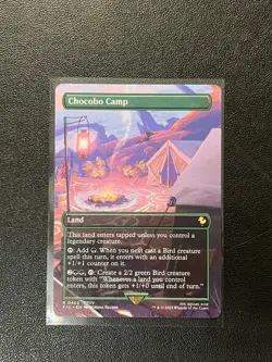 MTG Final Fantasy Chocobo Camp Land NM (Borderless) 0462 - Image 1