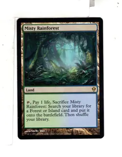 MTG SkeenAB Misty Rainforest from Zendikar. LP. - Image 1