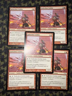 (5) Spikeshot Goblin Mirrodin Regular - Image 1