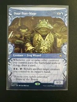 Dour Port-Mage (Showcase) Bloomburrow Regular - Image 1