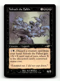 Volrath the Fallen Nemesis #75 Magic the Gathering - Image 1