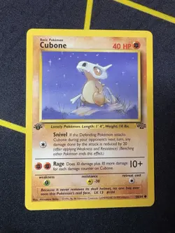 Pokemon Cubone 1st Edition 50/64 - Jungle - Near Mint Condition!! - Image 2