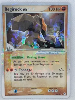 Regirock ex 98/101 Hidden Legends Holo Ultra Rare Pokemon TCG Nintendo - Image 1