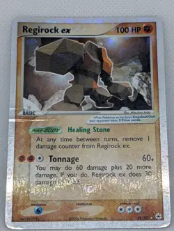 Regirock ex 98/101 Hidden Legends Holo Ultra Rare Pokemon TCG Nintendo - Image 3