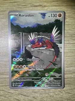 Pokemon TCG Scarlet & Violet Koraidon Pokemon Center Stamped Black Star Promo - Image 1