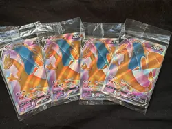 Pokemon 4 Charizard V Champion's Path Promo New Sealed SWSH050 Look @ Pics - Image 1