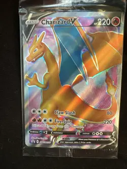 Pokemon 4 Charizard V Champion's Path Promo New Sealed SWSH050 Look @ Pics - Image 2
