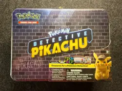 2019 Pokemon Detective Pikachu Collectors Chest Lunch Box Factory Sealed Mint - Image 1
