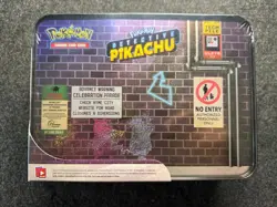 2019 Pokemon Detective Pikachu Collectors Chest Lunch Box Factory Sealed Mint - Image 3