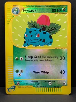 Ivysaur 082/165 Expedition Reverse Holo Rare Pokemon TCG Nintendo Bulbasaur LP - Image 1