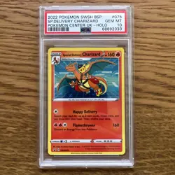 Pokemon Special Delivery Charizard SWSH 075 PSA 10 Gem Mint Pokemon Promo 2022 - Image 1