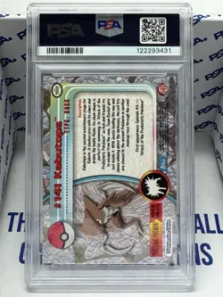 2000 Topps Pokemon Tv Kabutops #141 Foil PSA 8 NM-MT - Image 2