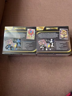 Pokemon TCG Mega Evolution ETB *Set of two* Sealed *small tear on plastic* - Image 2