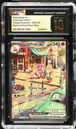 SKELEDIRGE EX Paldea Evolved Special Illustration #258 CGC Pristine 10 Pokemon - Image 1