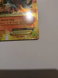 Pokemon TCG M Mega Houndoom EX Breakthrough 22/162 Full Art Holo Rare 2015 - Image 2