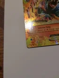 Pokemon TCG M Mega Houndoom EX Breakthrough 22/162 Full Art Holo Rare 2015 - Image 5