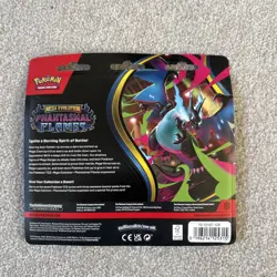 Pokemon TCG Phantasmal Flames 3 Pack Triple Blister Sneasel Sealed - Image 2