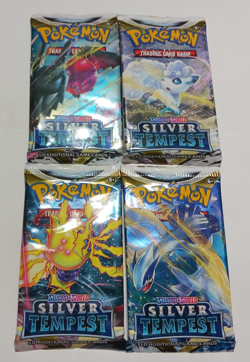 Pokemon Silver Tempest Art Pack lot of 4 Booster Packs. Unopened. Free Shipping. - Image 1