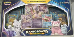 Pokemon Kanto Power Collection Box Mewtwo-EX Slowbro-EX XY Evolutions TCG SEALED 820650809446 - Image 1