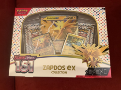 Pokemon TCG Scarlet & Violet 151 Zapdos EX Collection Box Sealed NEW - Image 1