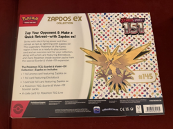 Pokemon TCG Scarlet & Violet 151 Zapdos EX Collection Box Sealed NEW - Image 2