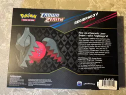 Pokemon TCG Crown Zenith Regidrago V Collection Box Sealed - Image 2