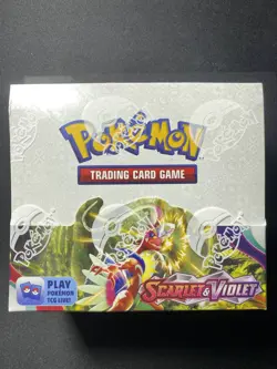 Scarlet and Violet Base Set Pokemon Booster Box Factory Sealed - Image 1