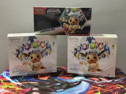 NEW Pokemon Scarlet & Violet: Prismatic Evolutions ETB Sealed Bundle 🔥 3 Items! - Image 1