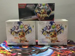 NEW Pokemon Scarlet & Violet: Prismatic Evolutions ETB Sealed Bundle 🔥 3 Items! - Image 3