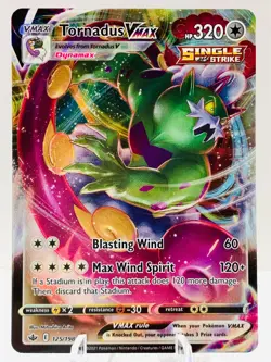 Pokemon Tornadus VMAX 125/198 Chilling Reign Sword & Shield ULTRA RARE - Image 2