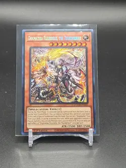 Yu-Gi-Oh! DOOD-EN026 Dogmatika Fleurdelis, the Thunderbolt - Secret Rare - Image 1