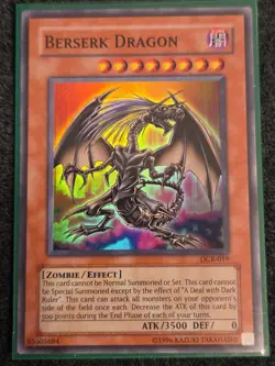 Yu-Gi-Oh! TCG Berserk Dragon Dark Crisis DCR-019 Unlimited Super Rare. Near mint - Image 1