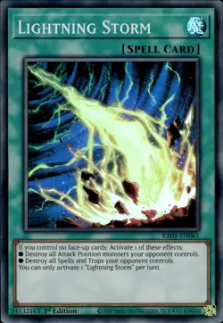 Lightning Storm - Super Rare 1st Edition RA01-EN061 - NM - YuGiOh - Image 1