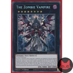 Yugioh The Zombie Vampire MP23-EN024 Secret Rare 1st Edition NM - Image 1