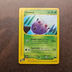 Venonat 112/144 Pokemon Skyridge Regular Card - LP - Image 1
