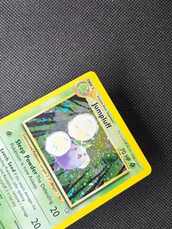 Pokemon TCG Jumpluff 7/111 Neo Genesis Base Set Unlimited Holo Rare Card - Image 2