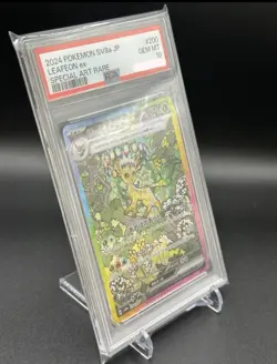 PSA 10 Leafeon ex SAR 200/187 Terastal Festival sv8a 2024 Pokemon Card Japanese - Image 3