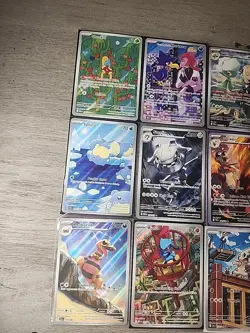 Pokemon TCG Lot of 9 Illustration Rare Cards All NM Condition No Duplicates 🔥 - Image 1