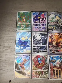 Pokemon TCG Lot of 9 Illustration Rare Cards All NM Condition No Duplicates 🔥 - Image 2