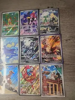 Pokemon TCG Lot of 9 Illustration Rare Cards All NM Condition No Duplicates 🔥 - Image 3