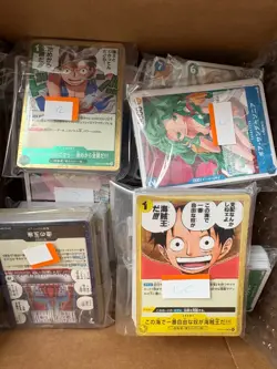 One Piece TCG - Japanese Card Bulk Lot C/UC/L/R/SR + Don - Near Mint 400+ Cards! - Image 1